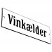 Emaljskylt Vinkælder vit - svart 15 x 5 cm modell 4 Emaljskylt Vinkælder vit - svart 15 x 5 cm modell 4