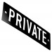 Emaljskylt PRIVATE svart - vit 10 x 3 cm modell 21 Emaljskylt PRIVATE svart - vit 10 x 3 cm modell 21