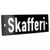 Emaljskylt Skafferi svart - vit 10 x 3 cm modell 21 Emaljskylt Skafferi svart - vit 10 x 3 cm modell 21
