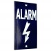 Emaljskylt ALARM blå - vit 6 x 10 cm modell 34 Emaljskylt ALARM blå - vit 6 x 10 cm modell 34
