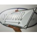 Emaljskylt KONTOR pil höger vit - svart 45 x 15 cm modell 10 Emaljskylt KONTOR pil höger vit - svart 45 x 15 cm modell 10