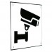 Emaljskylt CCTV Large vit - svart 15 x 15 cm modell 35 Emaljskylt CCTV Large vit - svart 15 x 15 cm modell 35